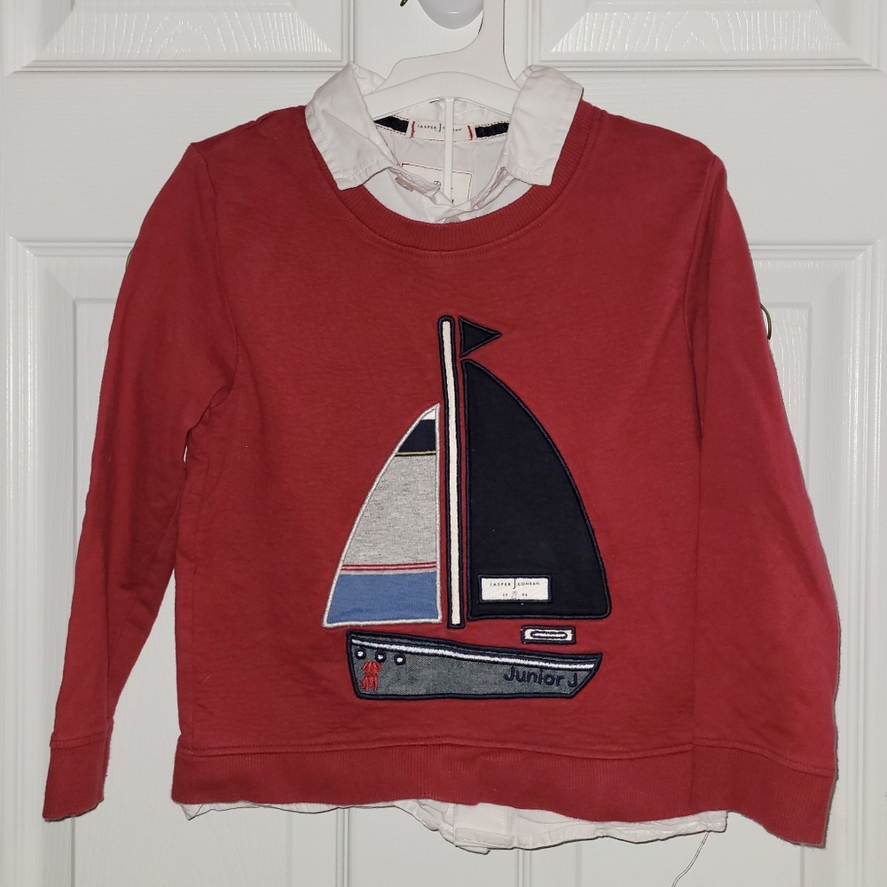 Jasper Conran Red Sweater Size 5/6